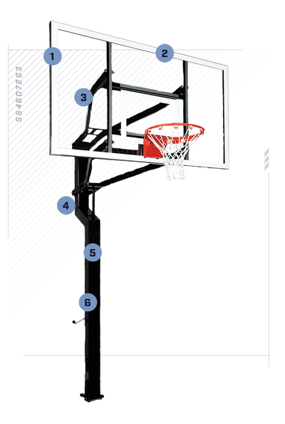 Goalsetter 72 inch MVP basketball hoop